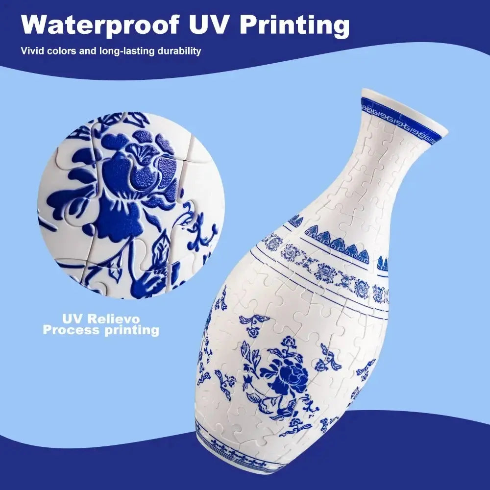 Decorative 3D Puzzle Vase Petopia
