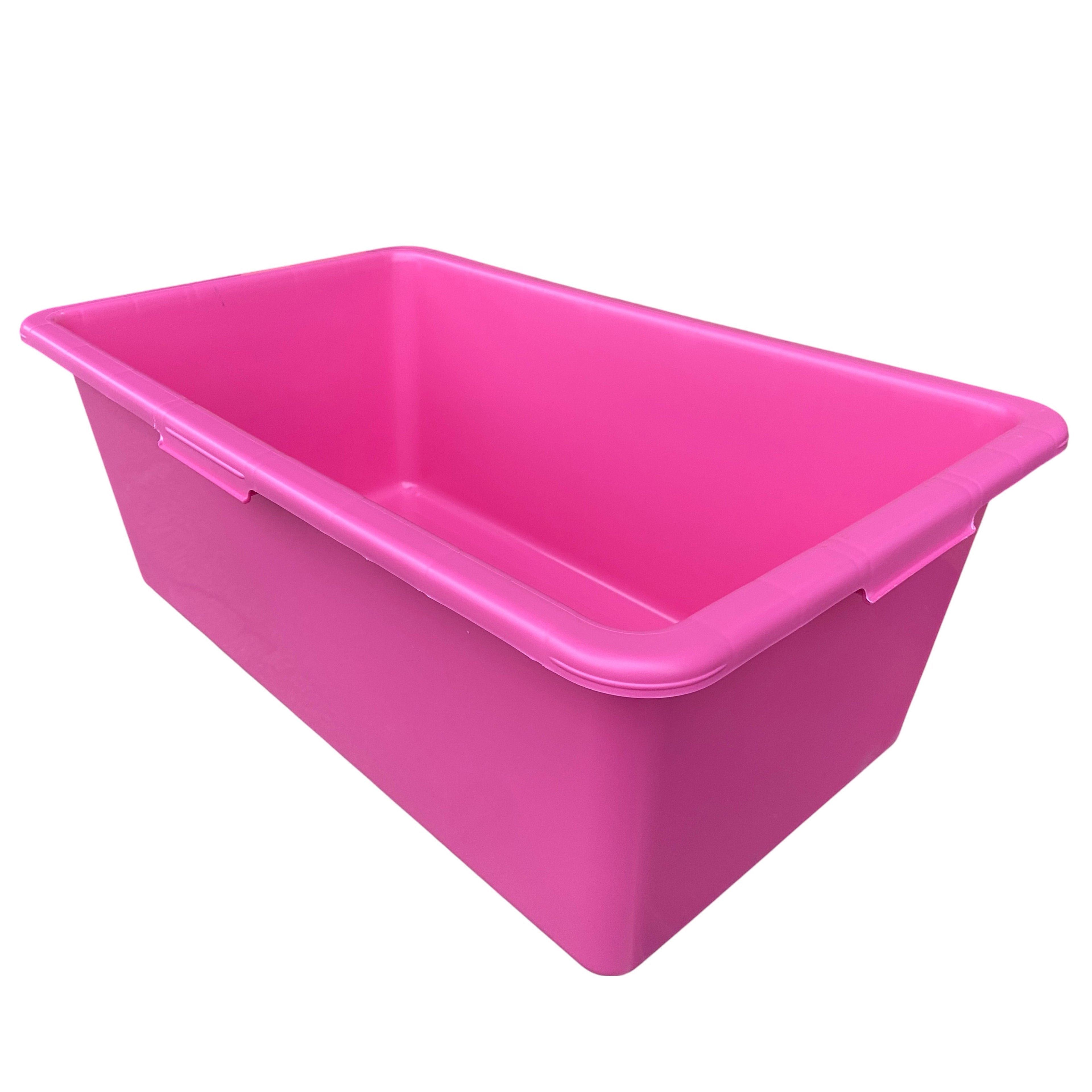 Pink Dog Bath with Drain Valve (WL) DIY Workshop Accessory Pet and Pond Supply